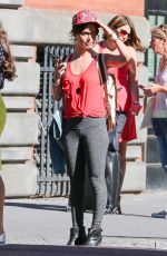 ELIZA DUSHKU Out and About in New York 09/15/2016