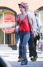 ELIZA DUSHKU Out and About in New York 09/15/2016