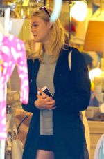 ELLE FANNING at Aroma Cafe in Studio City 09/08/2016