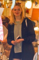 ELLE FANNING at Aroma Cafe in Studio City 09/08/2016