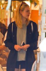 ELLE FANNING at Aroma Cafe in Studio City 09/08/2016