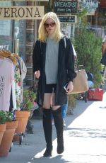 ELLE FANNING at Aroma Cafe in Studio City 09/08/2016
