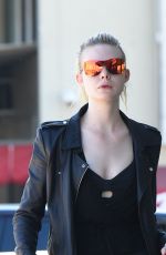 ELLE FANNING Heading to a Gym in Los Angeles 09/26/2016