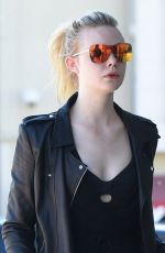 ELLE FANNING Heading to a Gym in Los Angeles 09/26/2016