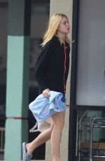 ELLE FANNING Leaves a Dance Class in New York 09/13/2016