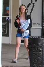 ELLE FANNING Leaves a Dance Class in New York 09/13/2016
