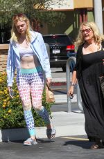 ELLE FANNING Leaves a Pharmacy in Los Angeles 09/09/2016