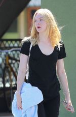 ELLE FANNING Out and About in Studio City 09/11/2016