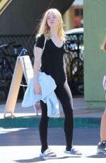 ELLE FANNING Out and About in Studio City 09/11/2016