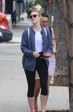 ELLE FANNING Out and About in Studio City 09/22/2016