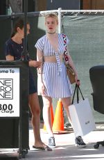 ELLE FANNING Out and About in West Hollywood 09/03/2016