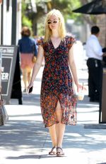 ELLE FANNING Out in Studio City 08/31/2016