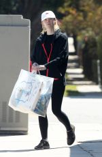 ELLE FANNING Out Shopping in Sherman Oaks 09/03/2016