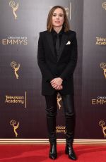 ELLEN PAGE at 2016 Creative Arts Emmy Awards in Los Angeles 09/11/2016