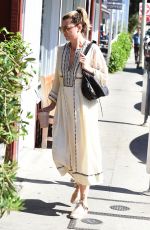 ELLEN POMPEO Shopping at the Brentwood Country Mart in Los Angeles 09/24/2016