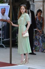ELLIE BAMBER Arrives at Lido in Venice 09/03/2016