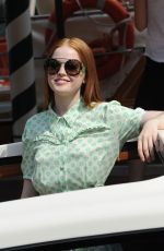 ELLIE BAMBER Arrives at Lido in Venice 09/03/2016