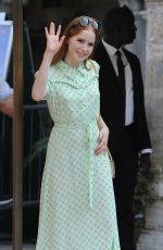 ELLIE BAMBER Arrives at Lido in Venice 09/03/2016