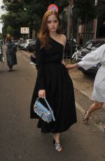 ELLIE BAMBER Out and About in Milan 09/22/2016