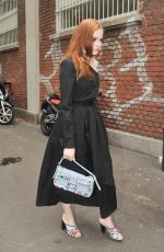 ELLIE BAMBER Out and About in Milan 09/22/2016