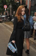 ELLIE BAMBER Out and About in Milan 09/22/2016