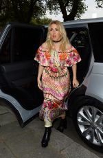 ELLIE GOULDING at Temperley Fashion Show in London 09/18/2016