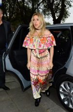 ELLIE GOULDING at Temperley Fashion Show in London 09/18/2016