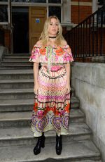 ELLIE GOULDING at Temperley Fashion Show in London 09/18/2016