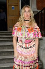 ELLIE GOULDING at Temperley Fashion Show in London 09/18/2016