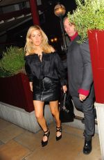 ELLIE GOULDING in Black Skirt at Lou Lou