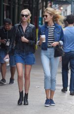 ELSA HOSK and CONSTANCE JABLONSKI Lunch at Locanda Verde in Tribeca 09/16/2016