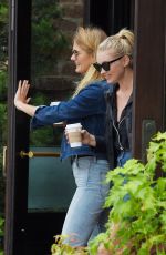 ELSA HOSK and CONSTANCE JABLONSKI Lunch at Locanda Verde in Tribeca 09/16/2016