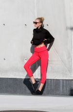 ELSA HOSK on the Set of a Photoshoot at Hudson River Park 09/07/2016