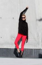 ELSA HOSK on the Set of a Photoshoot at Hudson River Park 09/07/2016