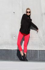 ELSA HOSK on the Set of a Photoshoot at Hudson River Park 09/07/2016