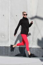 ELSA HOSK on the Set of a Photoshoot at Hudson River Park 09/07/2016