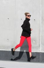 ELSA HOSK on the Set of a Photoshoot at Hudson River Park 09/07/2016