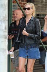 ELSA HOSK Out in New York 09/16/2016