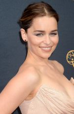 EMILIA CLARKE at 68th Annual Primetime Emmy Awards in Los Angeles 09/18/2016