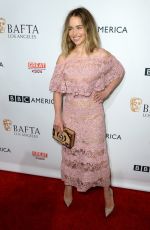 EMILIA CLARKE at BBC America Bafta Los Angeles TV Tea Party 2016 in West Hollywood 09/17/2016