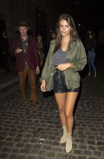 EMILY RATAJKOWSKI Leaves Chiltern Firehouse in London 09/24/2016