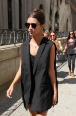 EMILY RATAJKOWSKI Out and About at New York Fashion Week 09/13/2016