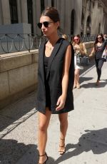 EMILY RATAJKOWSKI Out and About at New York Fashion Week 09/13/2016