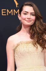 EMILY ROBINSON at 68th Annual Primetime Emmy Awards in Los Angeles 09/18/2016