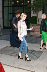 EMMA ROBERTS Leaves Her Hotel in New York 09/14/2016