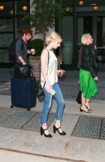 EMMA ROBERTS Leaves Her Hotel in New York 09/14/2016