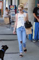 EMMA ROBERTS Out in Los Angeles 09/23/2016