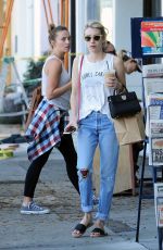 EMMA ROBERTS Out in Los Angeles 09/23/2016
