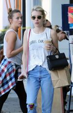 EMMA ROBERTS Out in Los Angeles 09/23/2016
