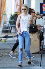 EMMA ROBERTS Out in Los Angeles 09/23/2016